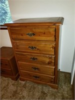 5-Drawer Wood Dresser (Upstairs)