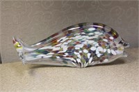 Signed glass fish