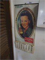 RC Royal Crown 1950 Calendar