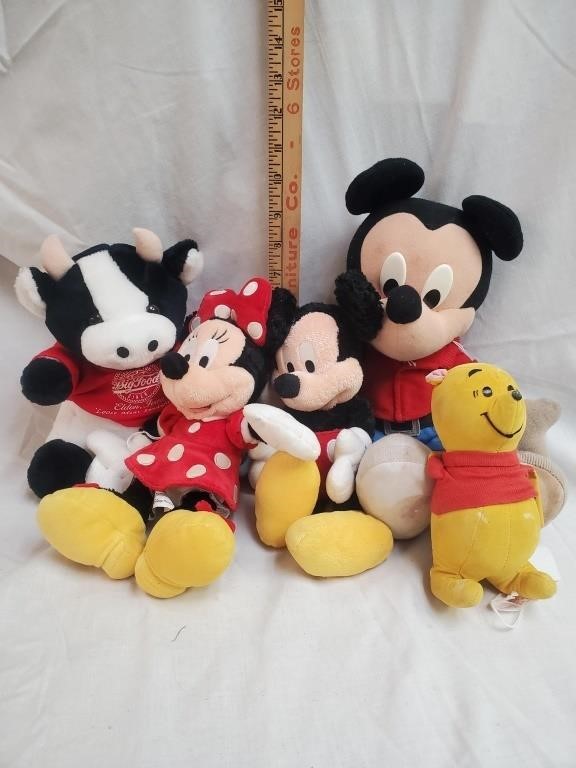 Mickey & Minnie Mouse, Winnie The Pooh Plush