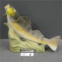 Jim Beam Walleye Fish Decanter Bottle
