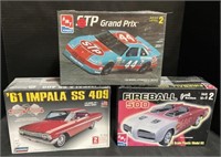 NOS AMT Ertl, Lindberg Car Models.