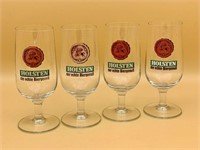 Quartet of Holsten Beer Glasses