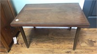 Small mid century maple coffee table