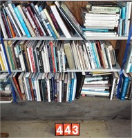 3 shelves books: architecture,