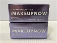 Two ImakeUpNow skin hydration sticks