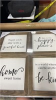 Set of 4 farm house signs