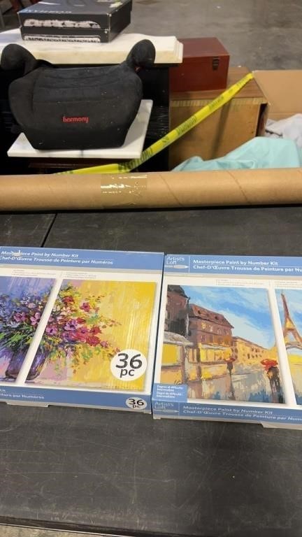 Lot of 2 Master piece paint by number kit 36 pc