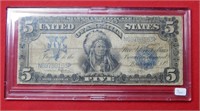 1899 $5 Silver Certificate Large Size "Chief"