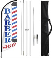 FSFLAG Barbershop Flags with Pole Kit 11FT