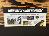 John Deere Adv Store Sign ( PLASTIC)