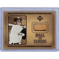 2001 Upper Deck Willie Mays Game Used Bat Card