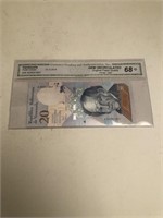 Venezuela Note CGA Gem Uncirculated 68