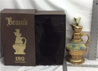 F11) JAMES BEAM BOTTLE, 180, WITH CASE, 1970'S,