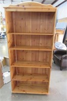 Pine 5shelf Book~Storage Shelf cabinet