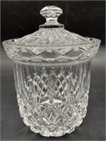 Cut Crystal Biscuit Jar w/ Lid