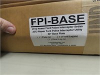 Lund FPI-BASE baseplate. Police interceptor.