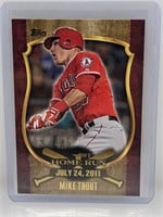 2015 Topps 1st Homerun Gold Mike Trout #FHR-34