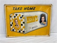 RARE 1952 SST KERNS BREAD W/ CHILDREN 28X20