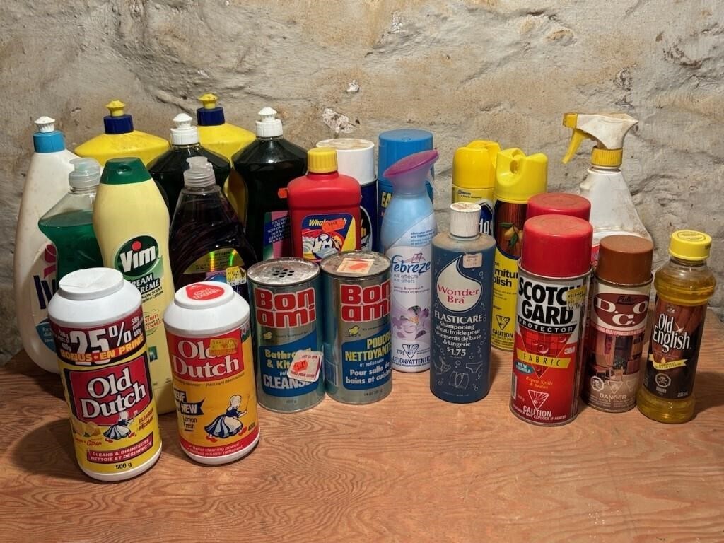 Large Collection of Cleaning Supplies