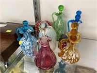 Art Glass Cruet Bottles