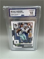 2022 CCG Gem Mint 10 Micah Parsons Panini Donruss