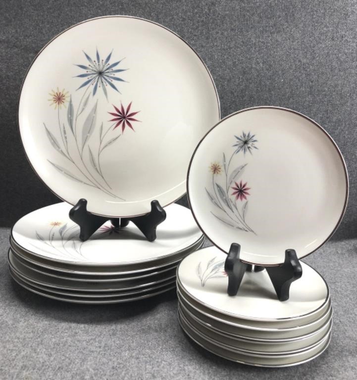 Limoges American Starflower For Bennett Plates