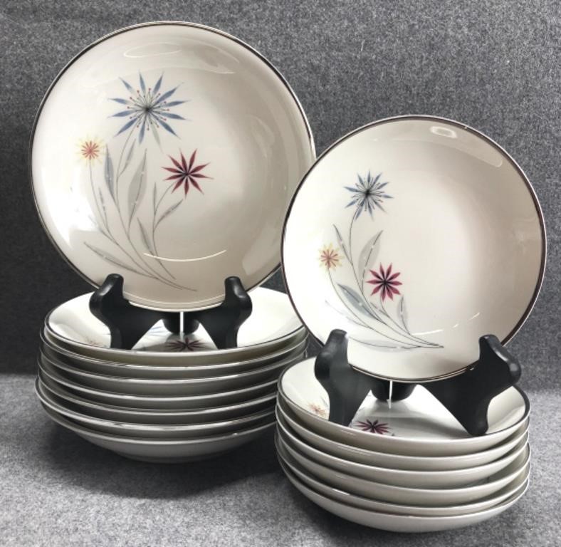 Limoges American Starflower For Bennett Bowls