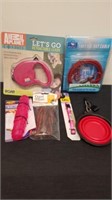 New retractable 10-ft leash, 10 ft tie out cable,