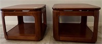 K - PAIR OF MATCHING SIDE TABLES (O1)