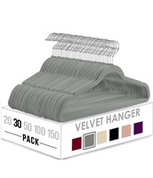 NEW $33 30-Pcs Velvet Hangers