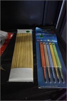 TruTemp thermometers & package of skewer sticks