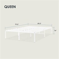 16 Inch Metal Platform Bed Frame