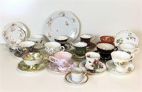 Assortment of Cups & Saucers