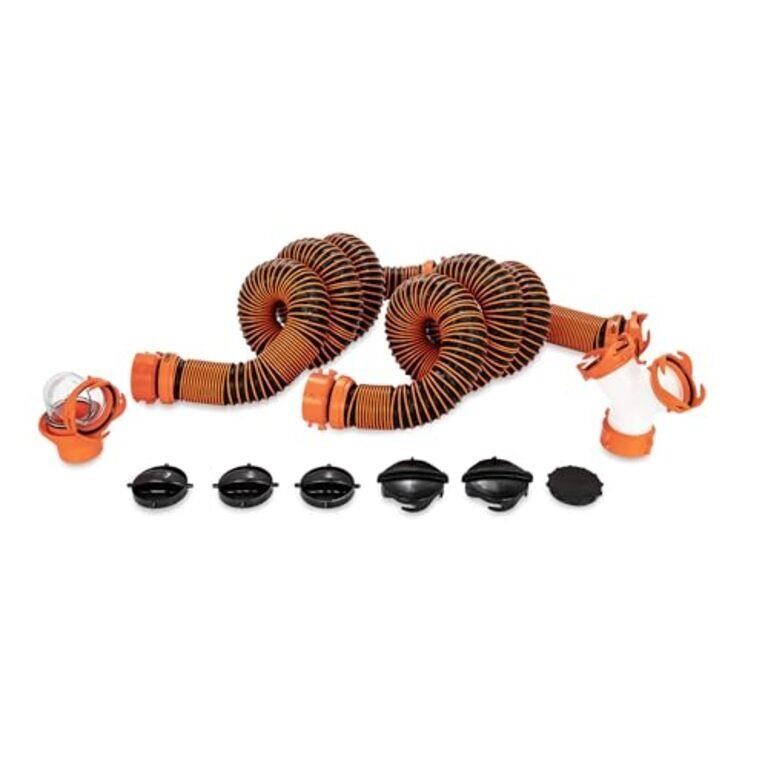 RhinoEXTREME 21056 20-Foot Sewer Hose Kit for RVs