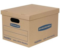 10-Pk Fellowes Bankers Box, SmoothMove Small,