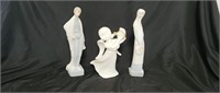 3 Porcelain and Ceramic Figurines