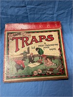 Vintage game of traps board game