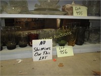 Shelf Contents - Vintage Glass Tumblers & Sherbet