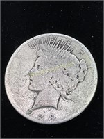 1923 PEACE SILVER DOLLAR