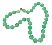 Vintage Peking Glass Bead Necklace