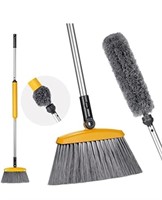 (Missing pieces) Broom and Duster Set, 2 in 1