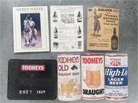 Selection TOOHEYS Beer Ephemera / Book / Mat