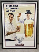 Original 1980’s TOOHEYS Perspex Pub Sign 750x1000
