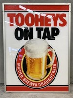 Original 1980’s Perspex TOOHEYS Pub Sign 750x1000