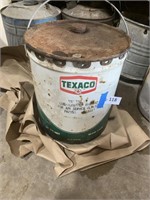 Vintag Metal TEXACO 5gal Oil Bucket (leaking)