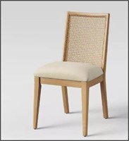 Corella Cane and Wood Dining Chair- Natural