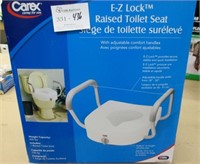 Carex E-Z Lock Raised Toilet Seat