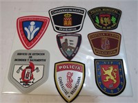 Spain Lot 8 Police & Fire Patches Policia Bomberos