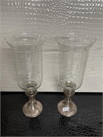 Pr Towle Sterling Silver Candle Holders